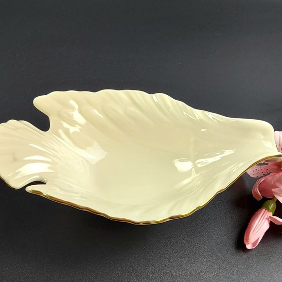 Vintage - Open Candy Dish Dove Collection (Gold) by LENOX - Made in USA - Picture 9 of 12